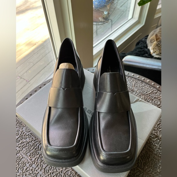 NEW VAGABOND DORAH BLACK LOAFERS 40 10 - Picture 8 of 14